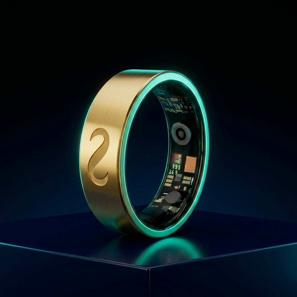 Harmony Ring, gold finish.